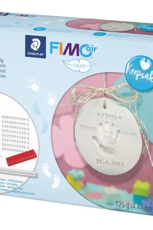 Coffret FIMOair Naissance pâte à modeler 125 g blanc Achat Immédiat