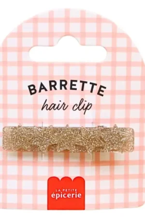 Authentique Barrette cheveux - Etoile Champagne