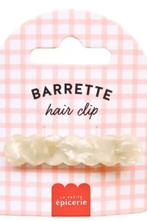 Barrette cheveux - Curvy Nacré Commande En Gros