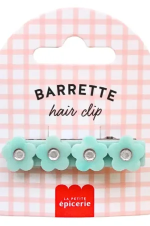 Satisfait Ou Remboursé Barrette cheveux - Fleur Mint