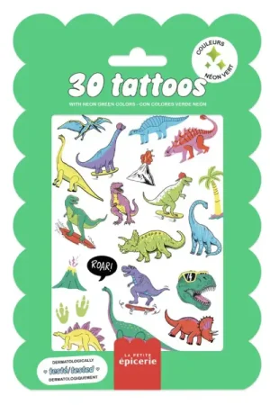 Pochette de 30 Tattoos - Dino Crush Commande En Gros