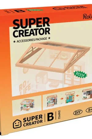 Prix Promo Accessoire Super Creator Toit pour maquette DIY Serie B - Rolife