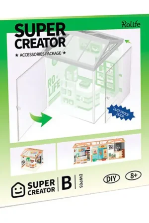 Solde Accessoire Super Creator Porte anti-poussière pour maquette DIY Serie B - Rolife