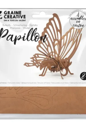 Vente Directe Maquette en carton 3D - Papillon