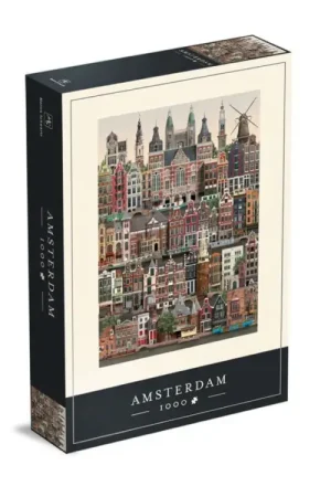 Puzzle 1000 pièces - Amsterdam - Martin Schwartz Vente Flash