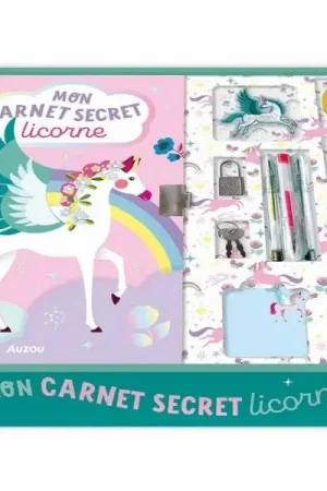 Livraison Express Mon carnet secret Licorne - Auzou