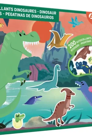 Ma pochette d’artiste – 200 autocollants dinosaures Marque