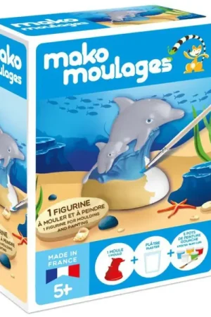 Authentique Mako moulages : Le Dauphin et son bébé