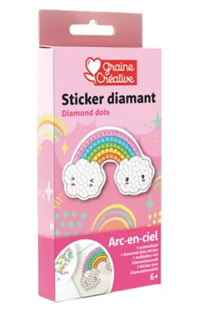 Haute Qualité Kit DIY Diamant Mosaïque Sticker – Arc-en-Ciel