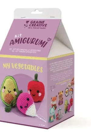 Kit Amigurumi - Mes légumes - Graine Créative Offre Du Jour