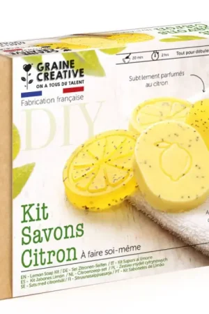 Kit DIY Savons Citron & Graines de Chia Meilleure Vente