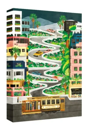 Puzzle Lombard Street 1000 pièces - ATWS Marque