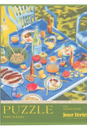 Manger dehors puzzle 1000 pcs - Jour Férié Usine Directe
