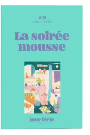 La soirée mousse puzzle 500 pcs - Jour Férié Meilleur Prix
