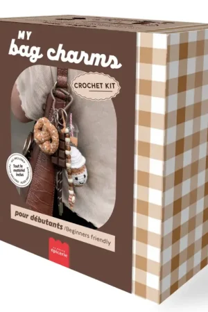 Kit crochet pour débutant - bag charms- coffee time Retour Gratuit