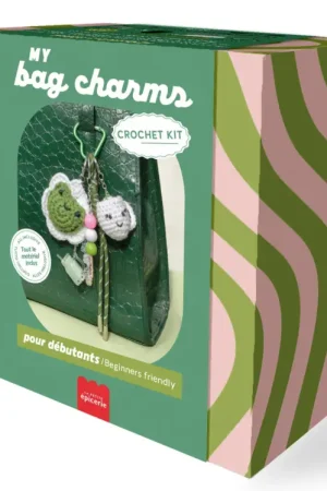 Kit crochet pour débutant - bag charms- matcha club Commander Maintenant