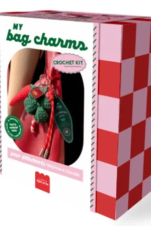 Kit crochet pour débutant - bag charms- lucky pepper Quantité Limitée