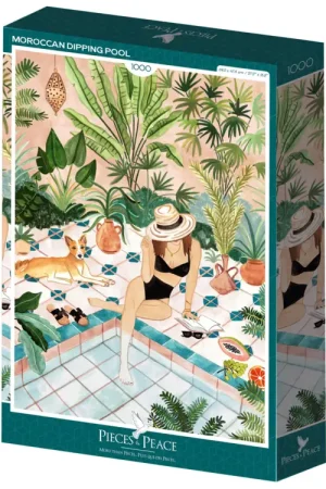 Commande En Gros Puzzle Piscine Marocaine 1000 pieces - Pieces & Peace