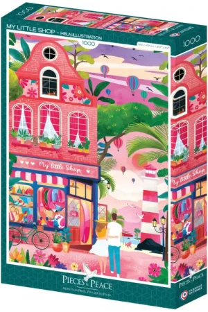 Retour Gratuit Puzzle Mon Petit Magasin - 1000 pièces - Pieces & Peace
