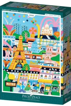 Puzzle Paris est Magique 1000 pièces – Pieces & Peace Livraison Express