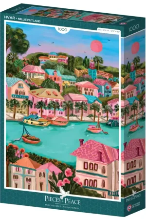 Soldes Puzzle Hvar 1000 pièces – Pieces & Peace