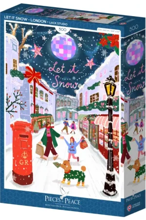 Puzzle Let It Snow Londres 500 pièces – Pieces & Peace Promotion