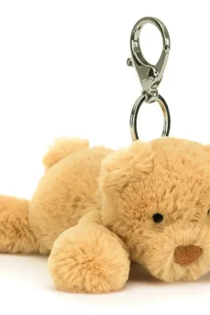 Porte-clés peluche ours - Smudge Bear Bag Charm - Jellycat Dernière Chance