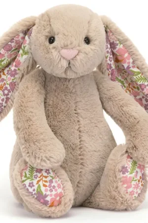Peluche lapin fleuri - Blossom Beige Bunny Petal - Jellycat Nouvelle Collection