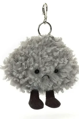 Seulement Aujourd'hui Porte clé Amuseables Nuage gris Bag Charm - Jellycat