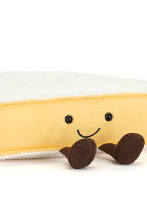 Peluche Amuseables fromage Brie - Jellycat Satisfait Ou Remboursé