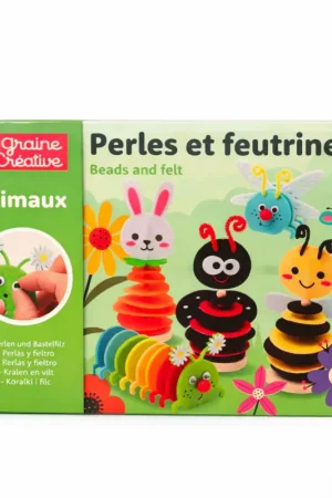 Prix Cassé Kit Petits Insectes Perles et Feutrine