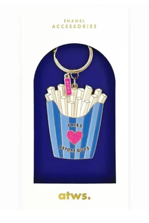 Solde Porte-clés en émail - Fries Before Guys - ATWS
