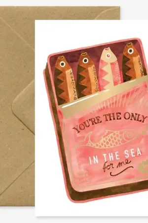 Acheter Direct Carte aquarelle - Fish in the sea - ATWS