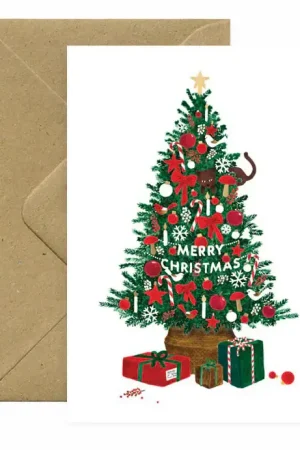 Dernier Modèle Carte de Noël aquarelle - Christmas Tree - ATWS