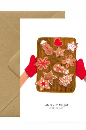 Carte de Noël aquarelle - Christmas cookies - ATWS Promotion Saisonnière