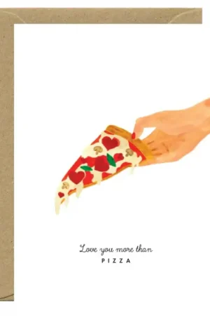 Vente Directe Carte aquarelle - Love you pizza - ATWS
