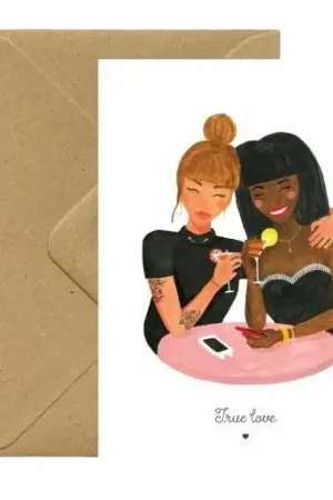 Carte aquarelle - True love - ATWS Affaire À Saisir