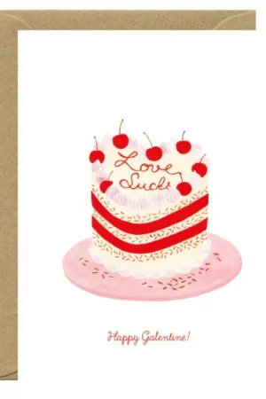 Carte aquarelle - Love Sucks Cake - ATWS Prix Promo