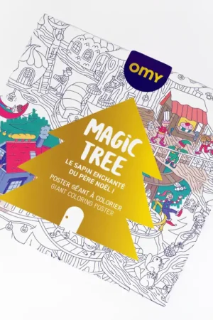 Poster géant à colorier - Magic Tree - Omy Offre Limitée