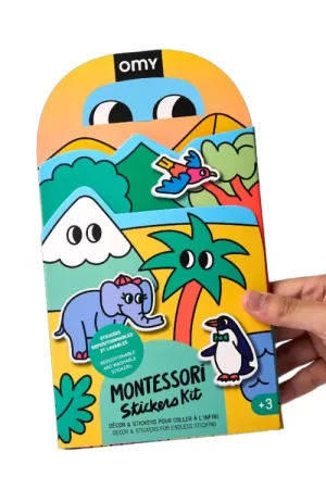 Acheter Direct Kit de stickers Montessori - Animals - Omy
