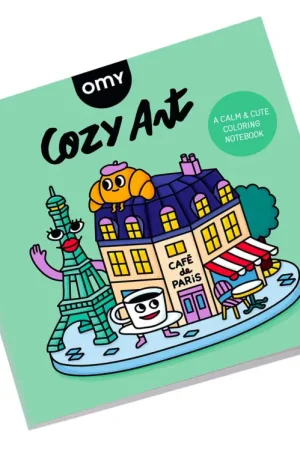 Cahier de coloriage Cozy Art - Paris - OMY Vente Flash