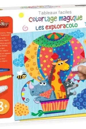 Coloriage magique - Tableau à créer Les Exploracolo - Créa Lign' Offre Du Jour