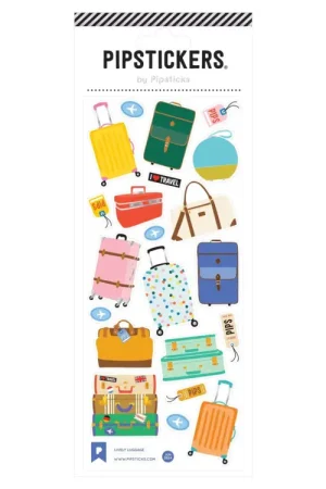 Achat Immédiat Stickers Valises colorées (Lively Luggage) - Pipsticks
