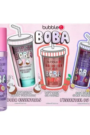 Coffret bain Boba Tea 3 produits - Bubble T Must-Have