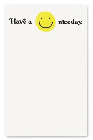 Nouvelle Collection Bloc-notes Have a Nice Day - Idlewild