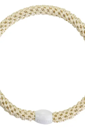 Dernier Modèle Élastique cheveux Slim Ivoire - Kknekki