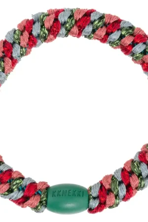 Prix Cassé Élastique cheveux Mix Vert Bordeaux Pailleté - Kknekki