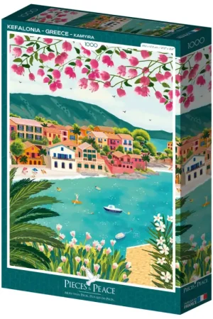 Retour Gratuit Puzzle Céphalonie Grèce 1000 pièces – Pieces & Peace