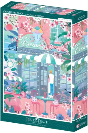 Puzzle Magasin de Glaces 1000 pièces – Pieces & Peace Prix Cassé