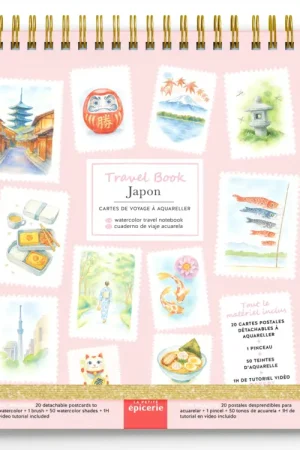 Travel Book - Carnet aquarelle - thème Japon Offre Exclusive